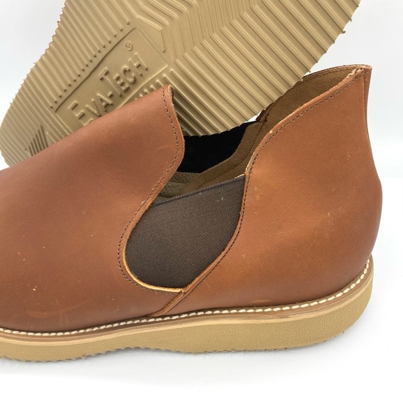 Men’s Size 12 3E Wide - Work America - Leather Work Boots Eva-Tech Sole - NEW - Picture 3 of 8